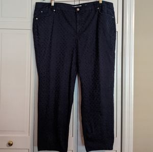 Navy Jones New York Soho Ankle Pants